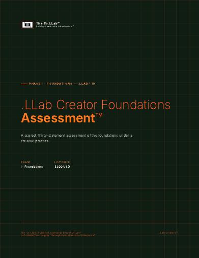 .LLab Creator Foundations Assessment™ cover