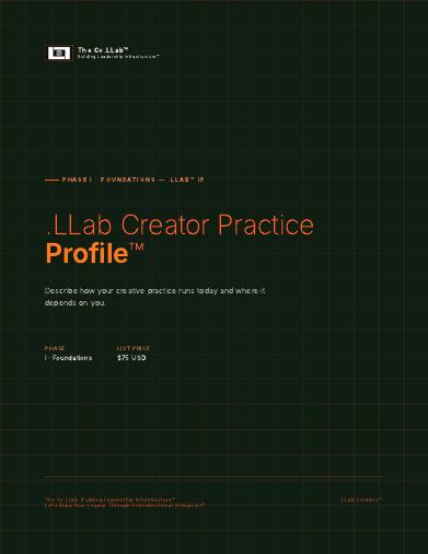 .LLab Creator Practice Profile™ cover
