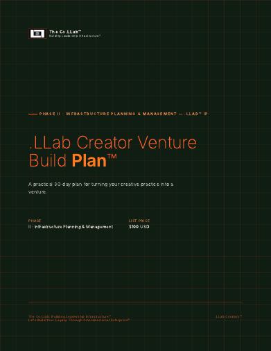 .LLab Creator Venture Build Plan™ cover