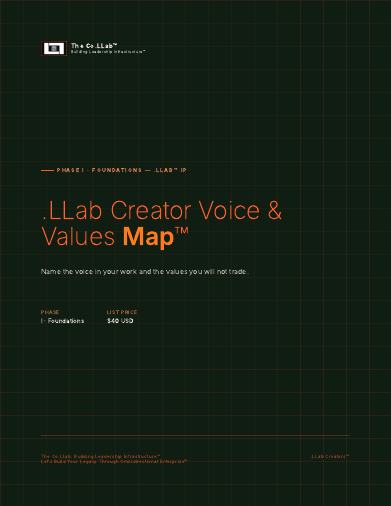 .LLab Creator Voice & Values Map™ cover