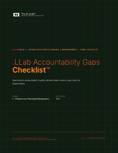 .LLab Accountability Gaps Checklist™ cover