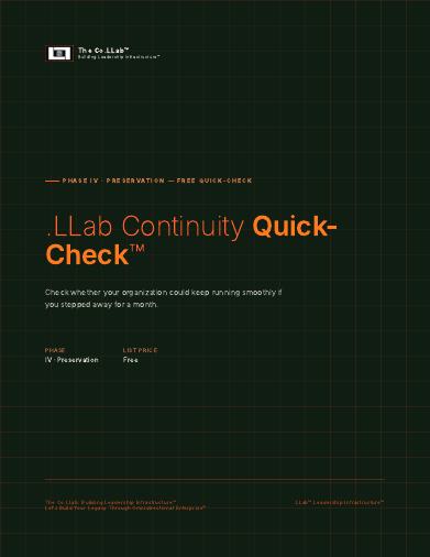 .LLab Continuity Quick-Check™ cover