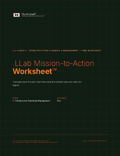 .LLab Mission-to-Action Worksheet™ cover