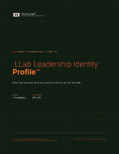 .LLab Leadership Identity Profile™ cover
