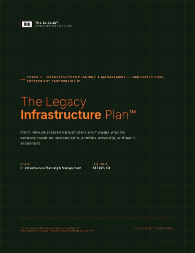 The .LLab Legacy Infrastructure Plan™ cover