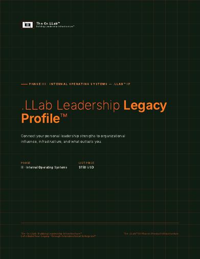 .LLab Leadership Legacy Profile™ cover