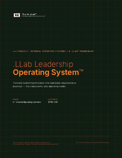 .LLab Leadership Operating System™ cover