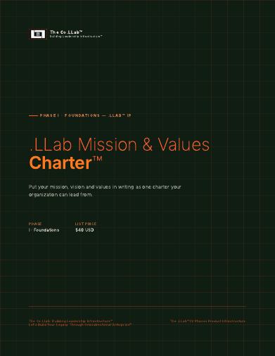 .LLab Mission & Values Charter™ cover